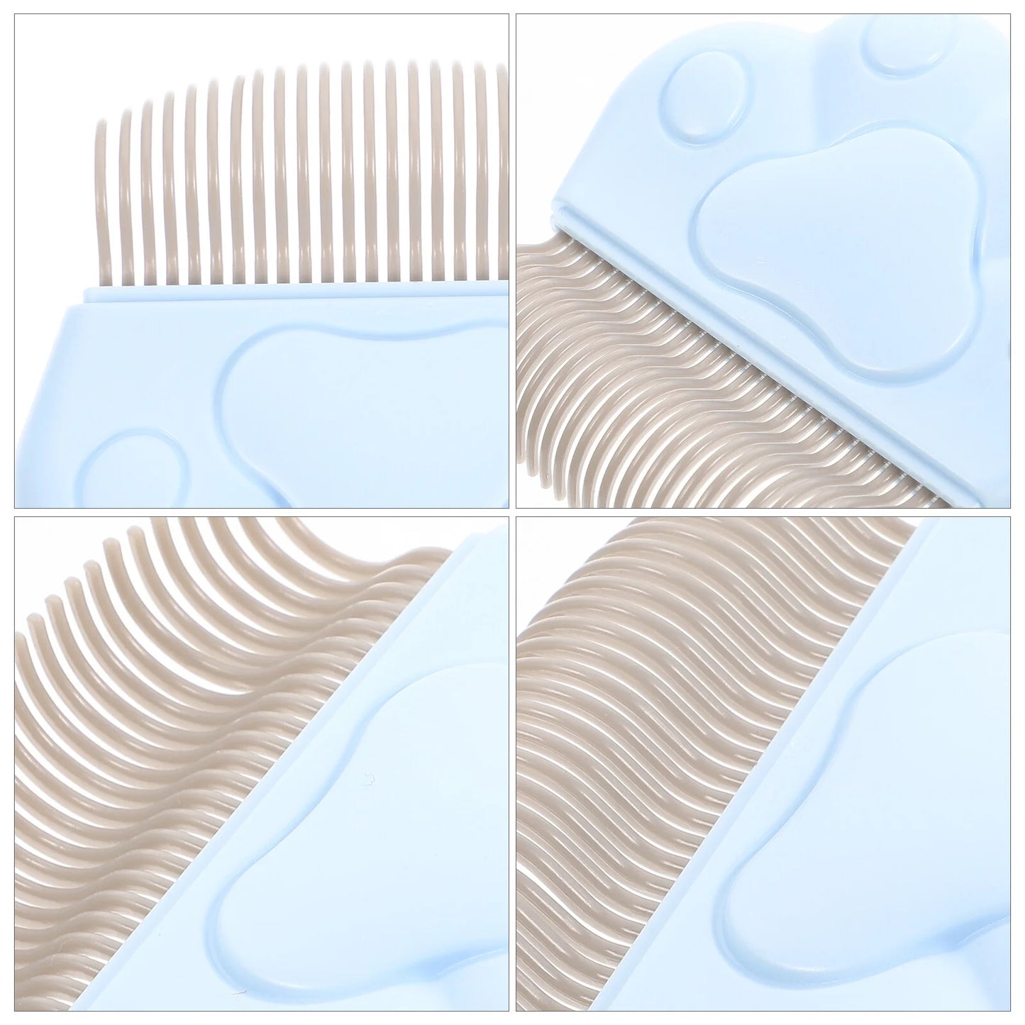 2-Pack Cat Grooming Combs – Essential Grooming Tools for Indoor Cats