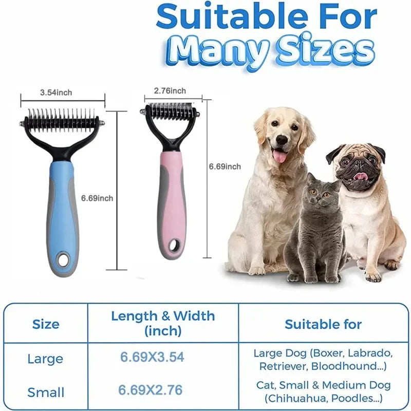 Ultimate Pet Grooming Comb – Detangle, Trim & Deshed with Ease