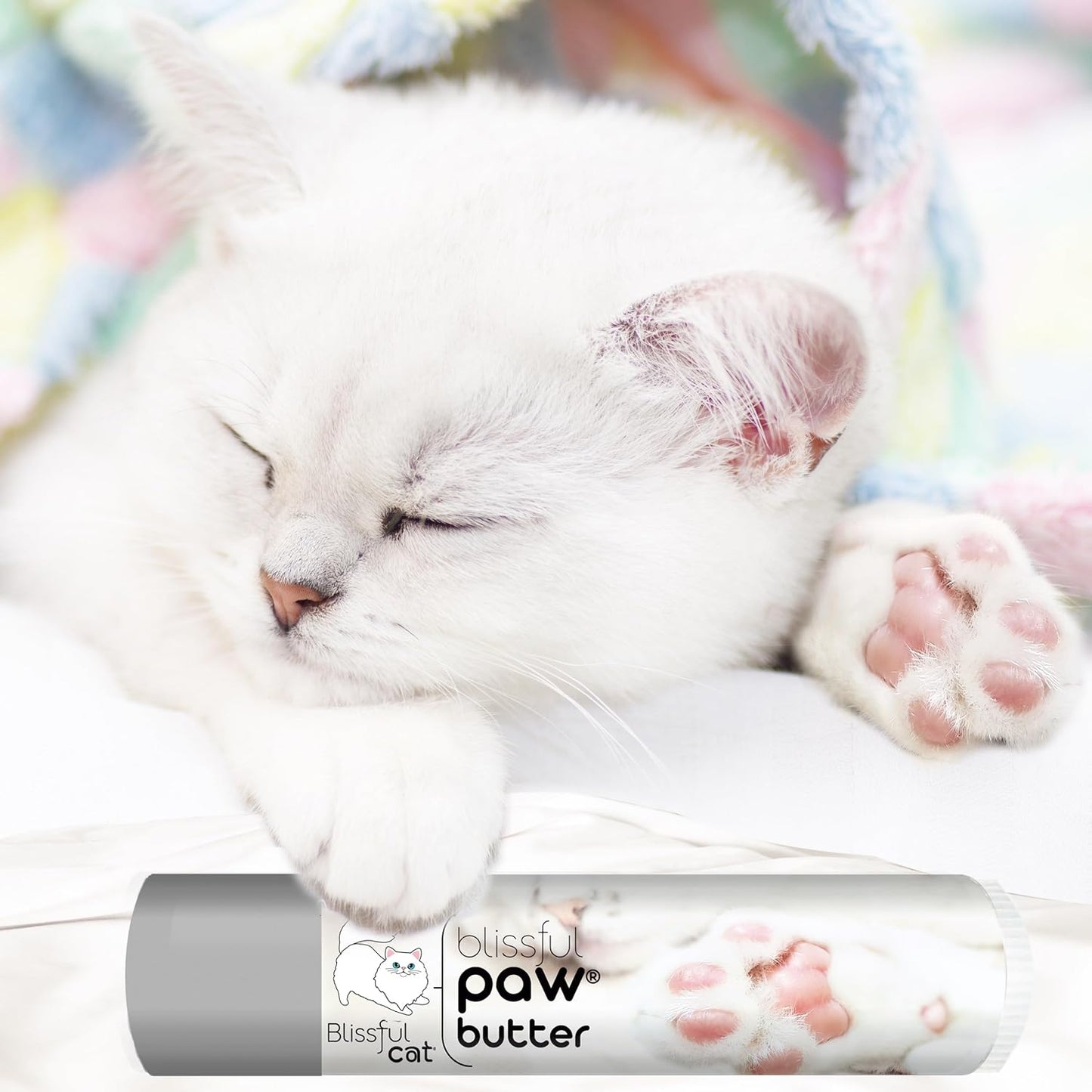 Blissful Cat Paw Butter – Lick-Safe Moisturizer for Dry Paw Pads, 0.15 oz