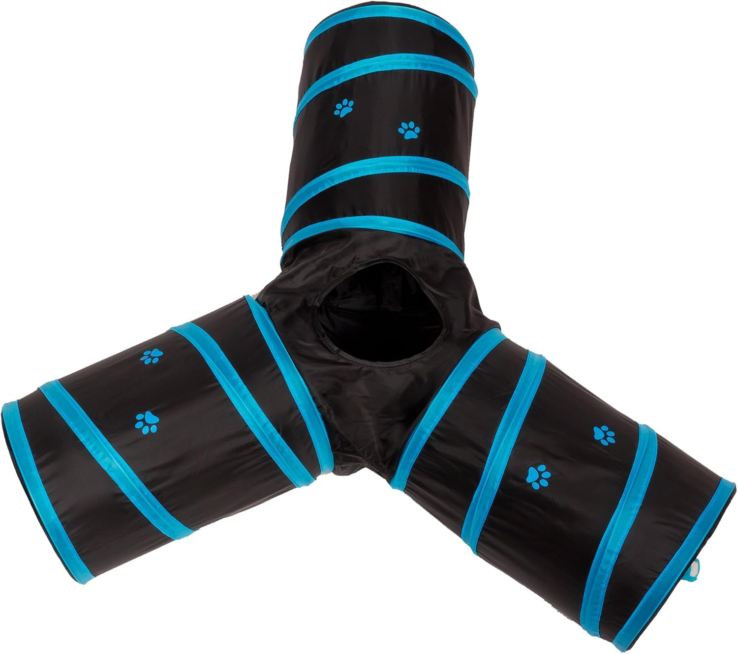 3-Way Collapsible Pet Tunnel – Interactive Play for Cats & Kittens