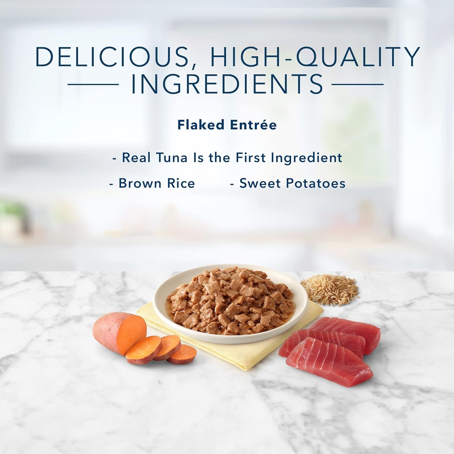 Tuna Entrée in Gravy - Natural Flaked Wet Cat Food, 5.5-Oz Cans (24 Count)