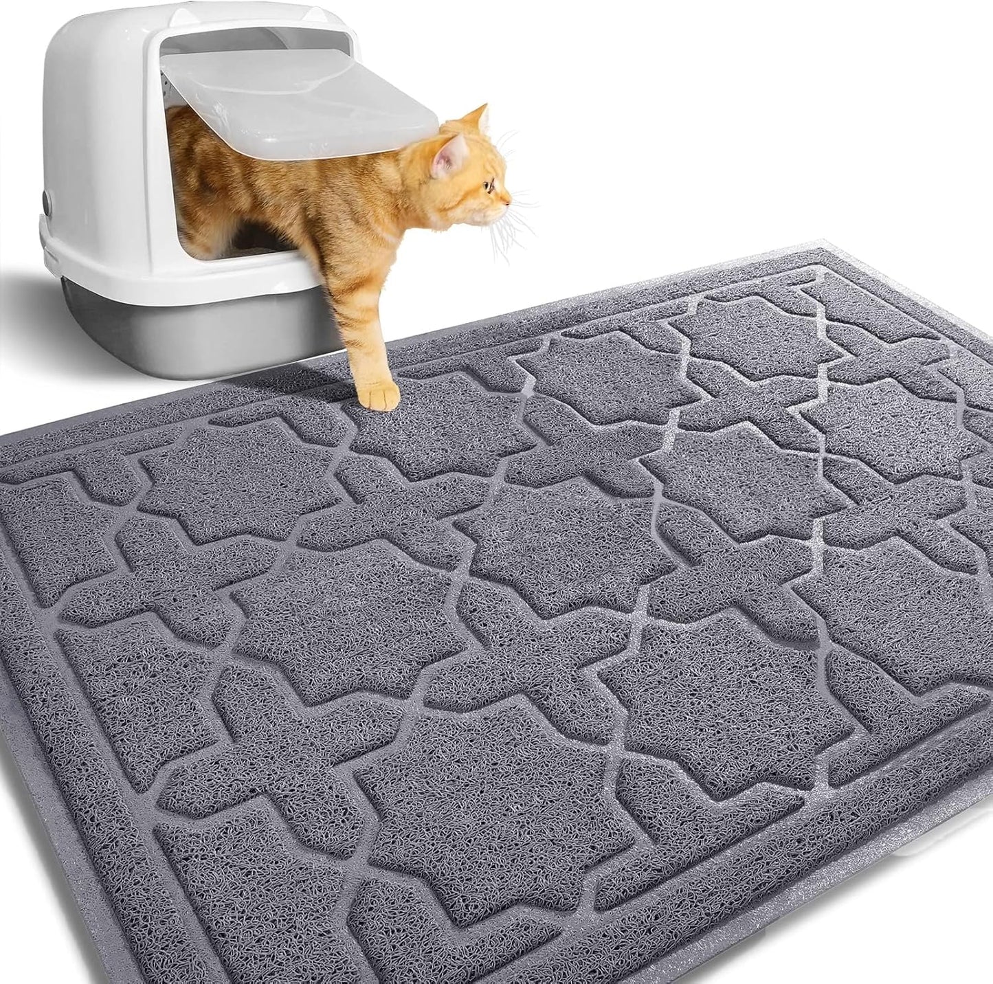 Cat Litter Mat – 35.4" x 23.6" – Dark Grey