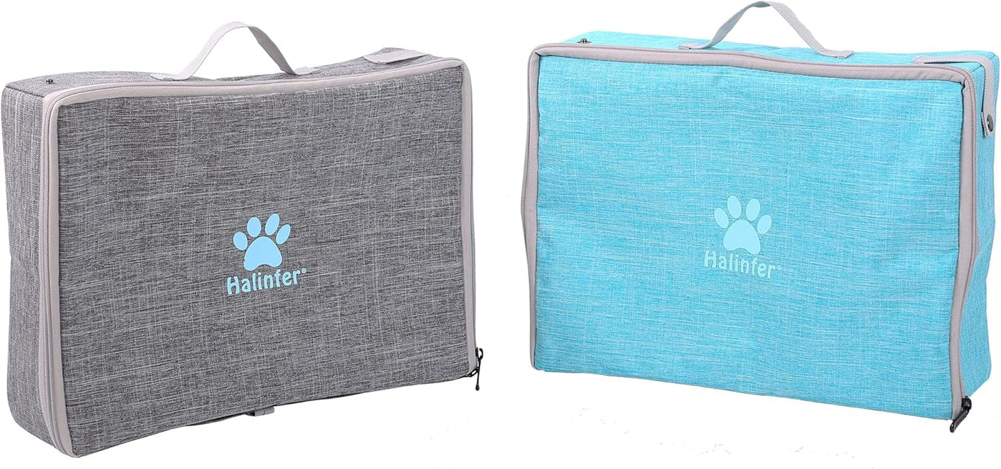 Portable Cat Travel Litter Box with Lid – Collapsible, Waterproof & Easy to Clean
