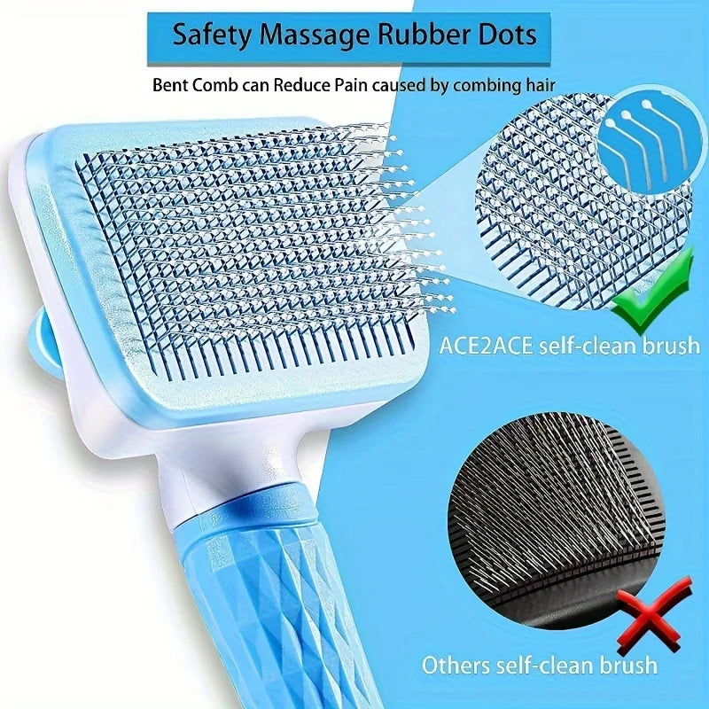 Ultimate Pet Hair Remover Brush – Gentle Deshedding Comb
