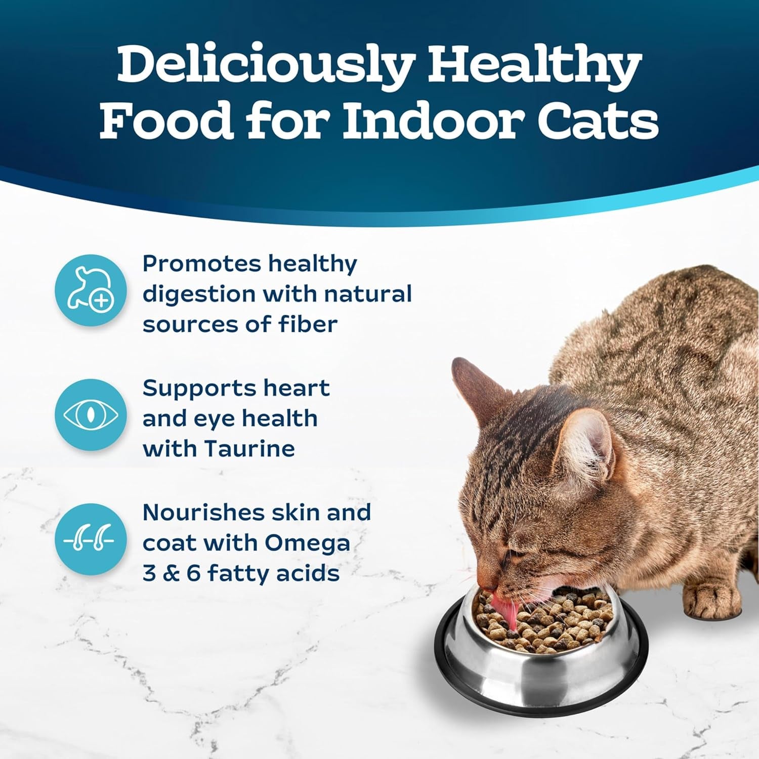 Tastefuls Natural Chicken & Brown Rice Dry Food for Adult Indoor Cats - 15-Lb Bag