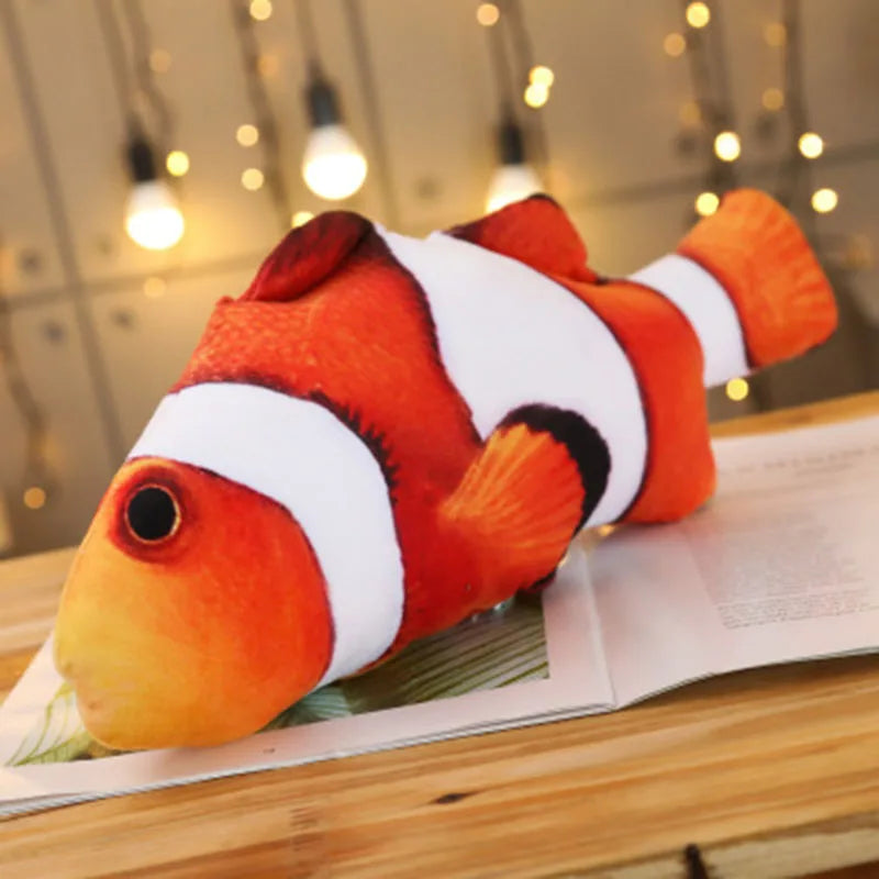 Simulation Fish Cat Toy – Soft Plush Catnip Interactive Toy