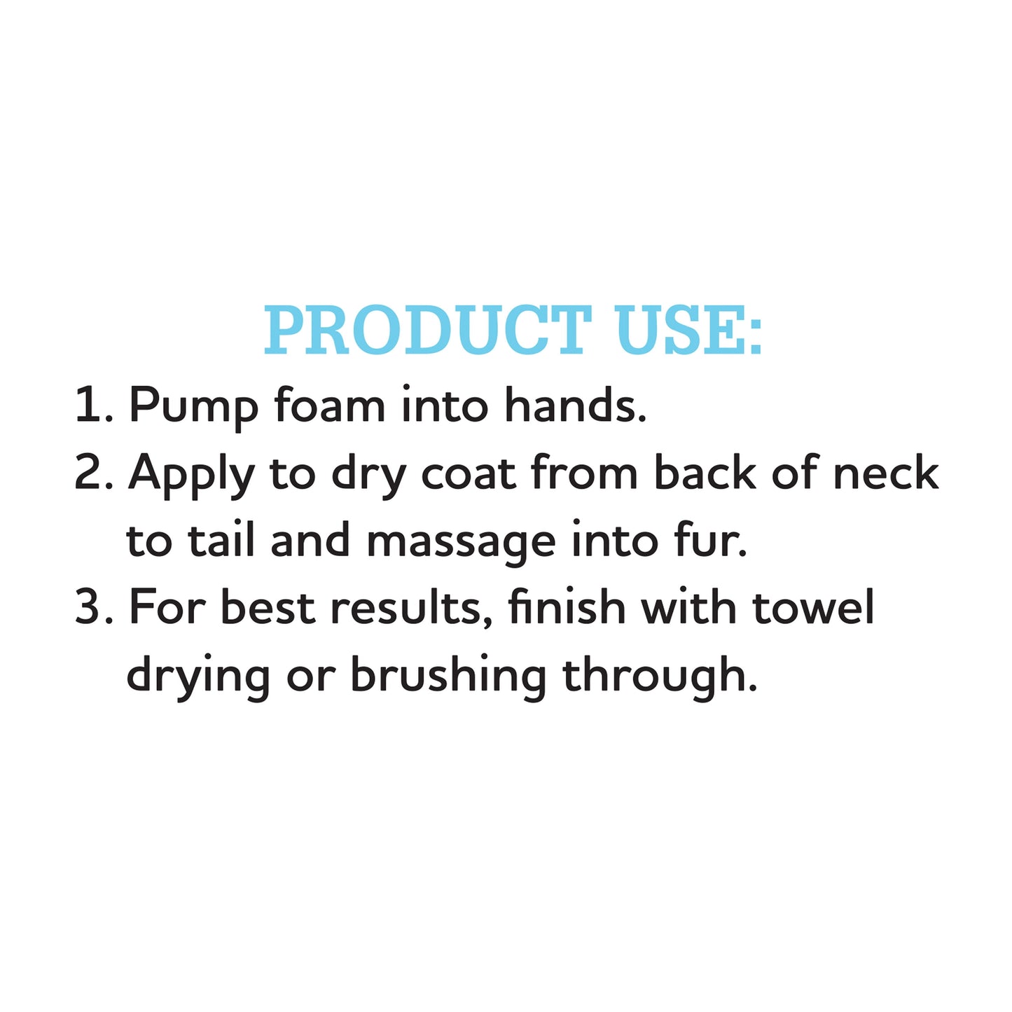 Waterless Foaming Cat Shampoo for Dander and Odor Control -8oz