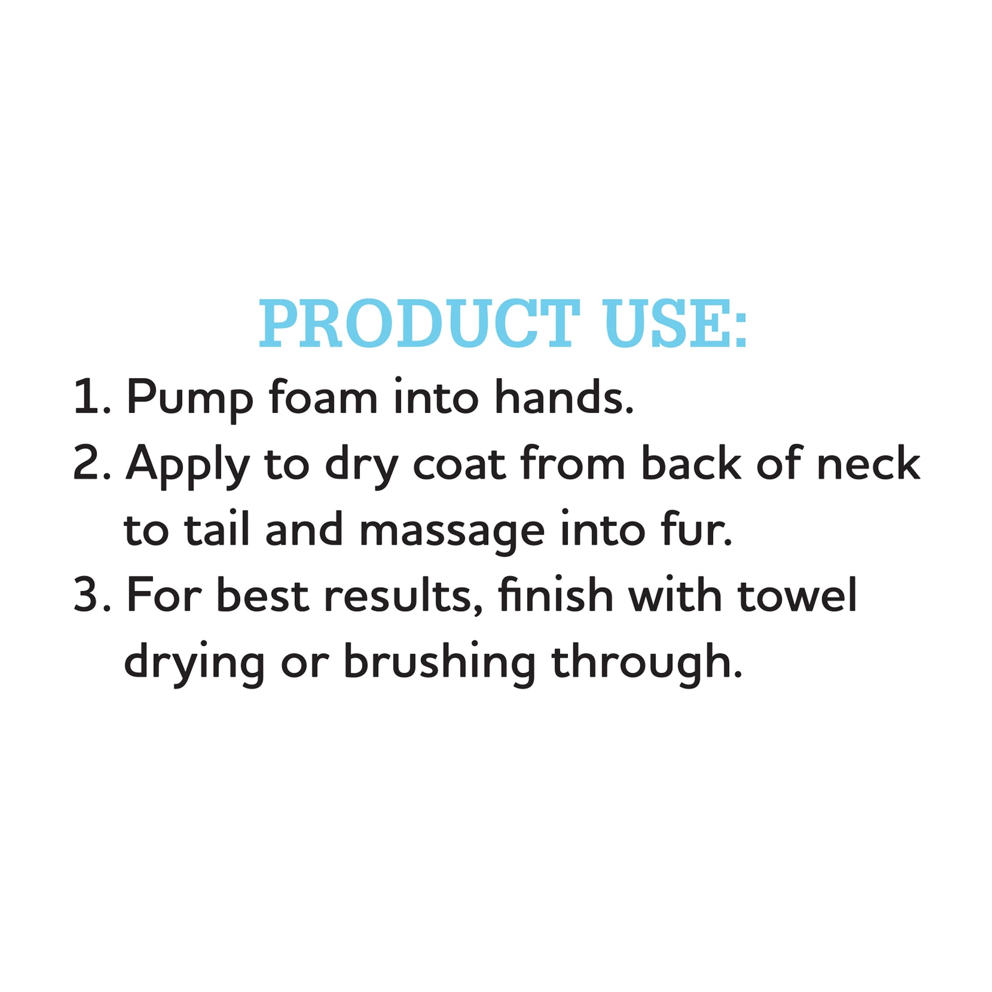 Waterless Foaming Cat Shampoo for Dander and Odor Control -8oz