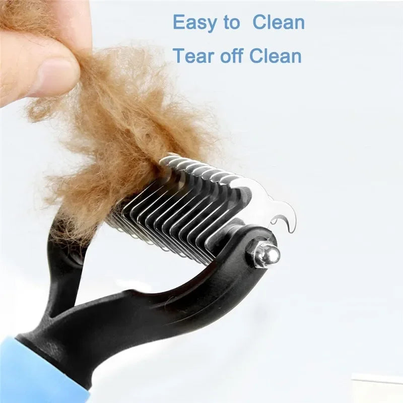 Ultimate Pet Grooming Comb – Detangle, Trim & Deshed with Ease