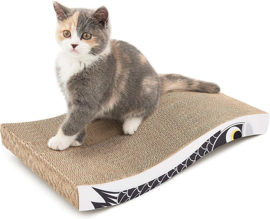 Durable Cat Scratcher Pad – Heavy-Duty Cardboard Board with Catnip, Double-Sided & Eco-Friendly