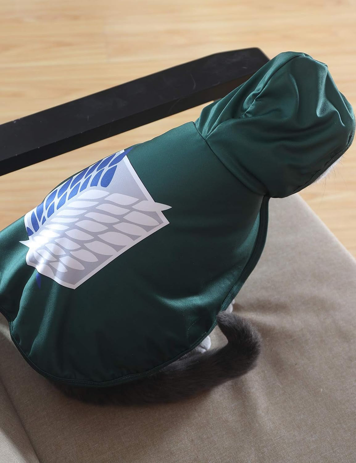 Adorable Cat Halloween Costume - Attack on Titan cloak (Medium Size)