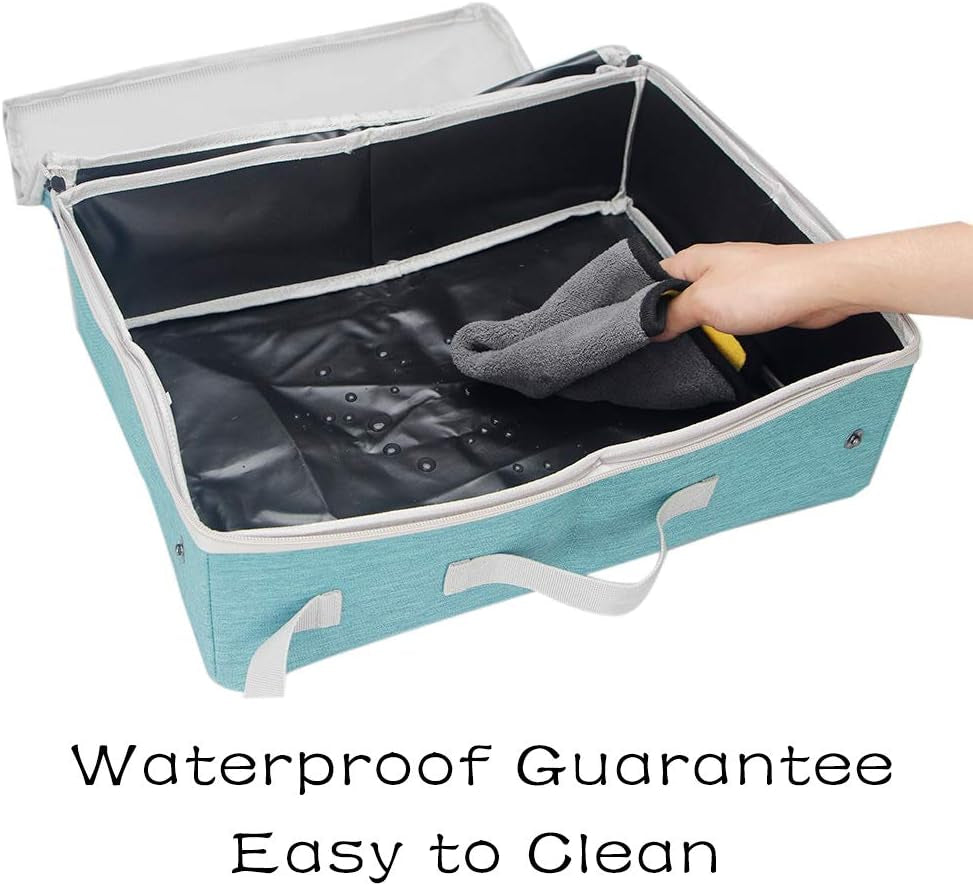 Portable Cat Travel Litter Box with Lid – Collapsible, Waterproof & Easy to Clean