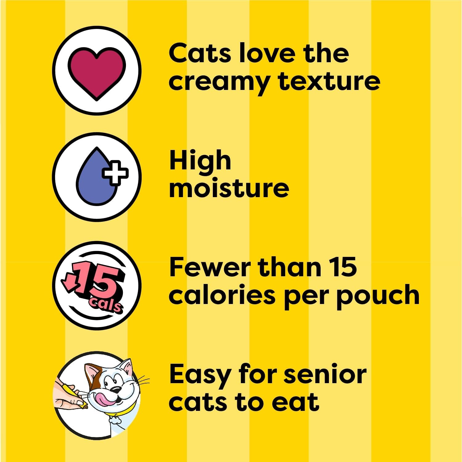 Irresistible Tuna Creamy Puree Cat Treats - Squeezable & Lickable, 44 Tubes Total!