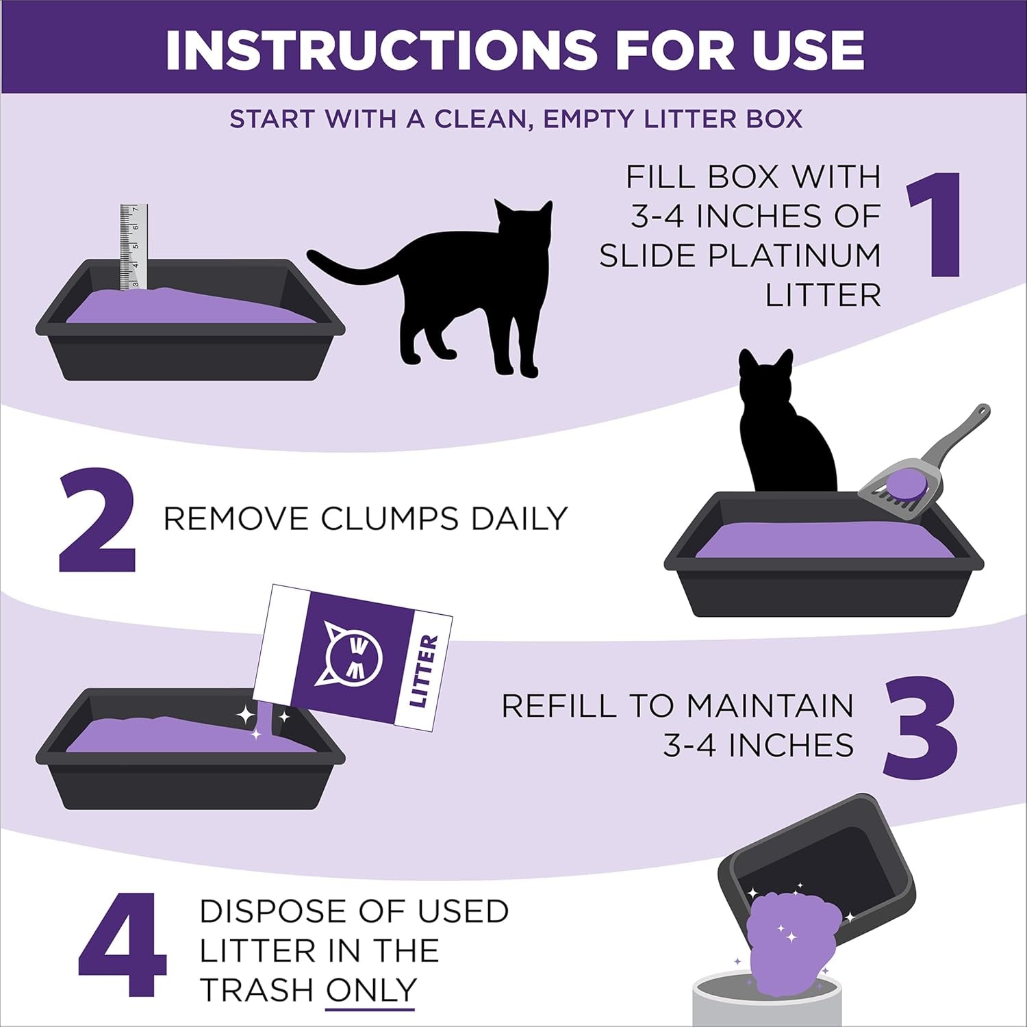 Arm & Hammer Clump & Seal SLIDE Platinum Multi-Cat Litter – 37 lbs