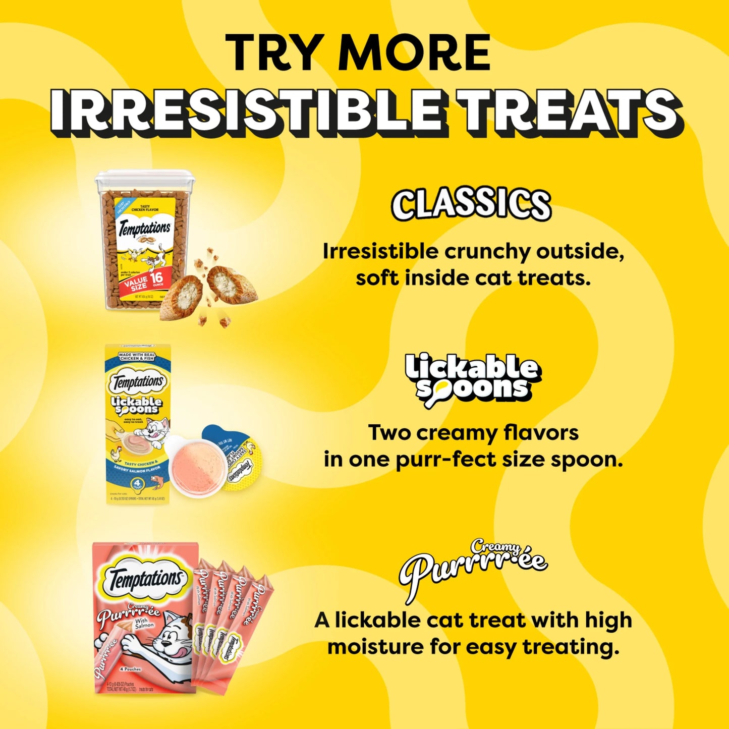 Variety Pack - Delicious Creamy Puree Treats - 24 Lickable Tubes (0.42 Oz Each)