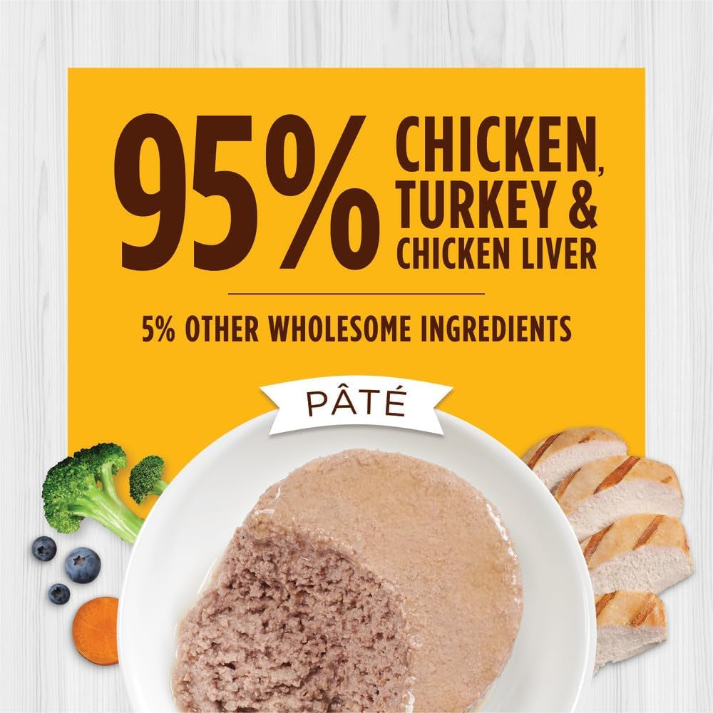 Original Grain-Free Real Chicken Recipe Natural Wet Cat Food - 5.5 oz Cans (Pack of 12)