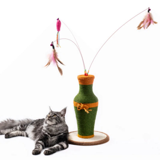 2-in-1 Vase-Shaped Cat Scratcher – Fun, Functional, and Decorative