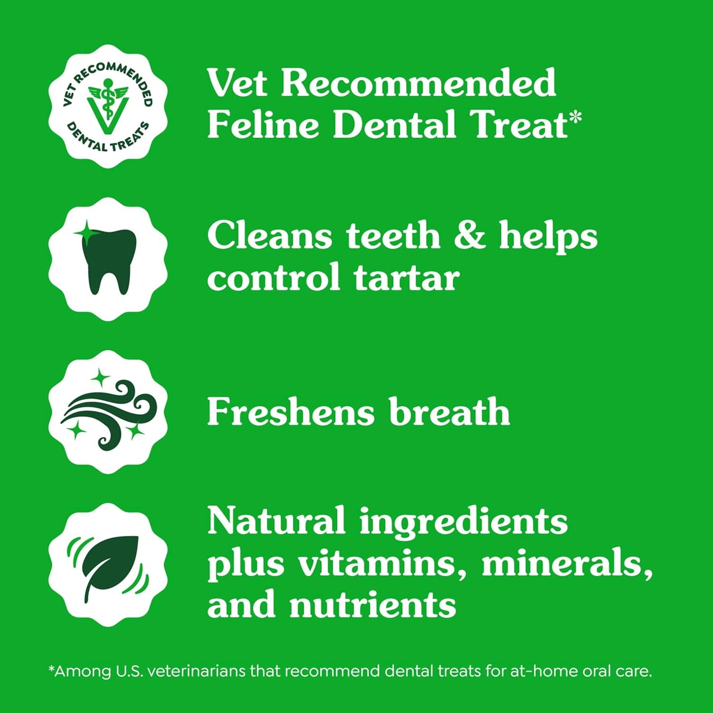 Delicious Tempting Tuna Dental Cat Treats - 9.75 Oz for Healthy Teeth & Fresh Breath!