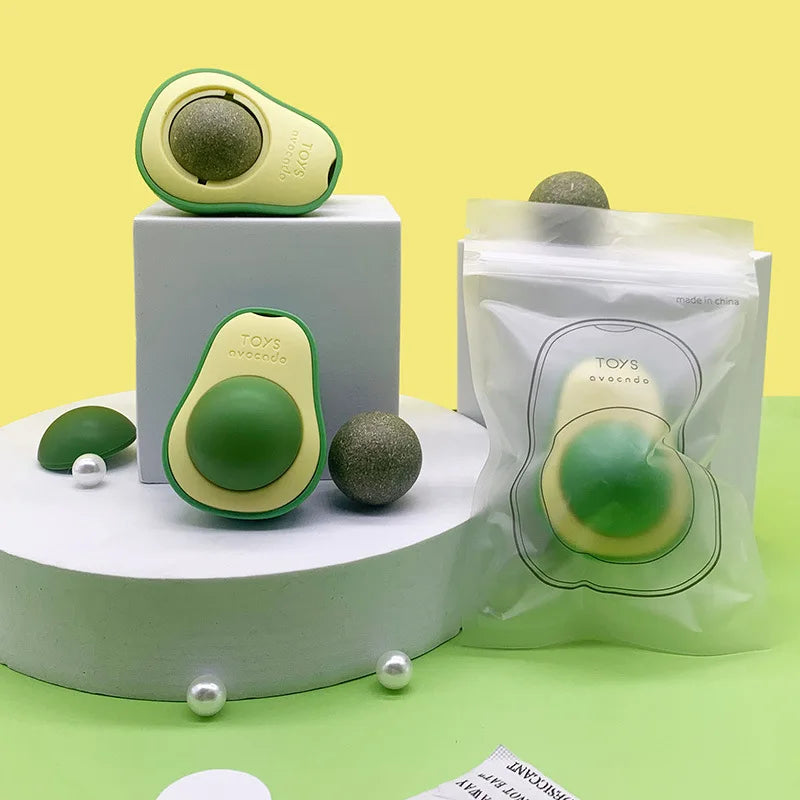 Avocado Shape Catnip Toy – Interactive Play & Healthy Gut Support