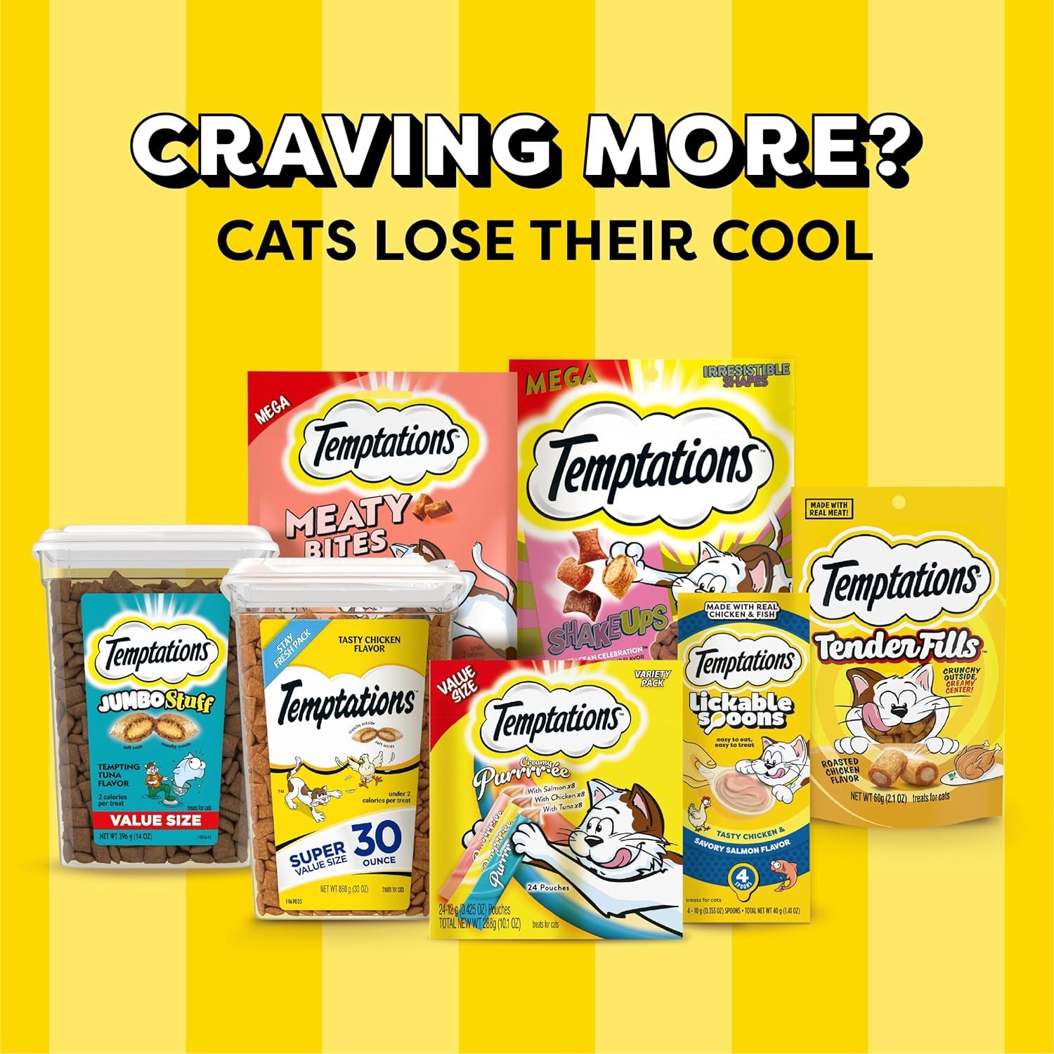 Irresistible Tuna Creamy Puree Cat Treats - Squeezable & Lickable, 44 Tubes Total!