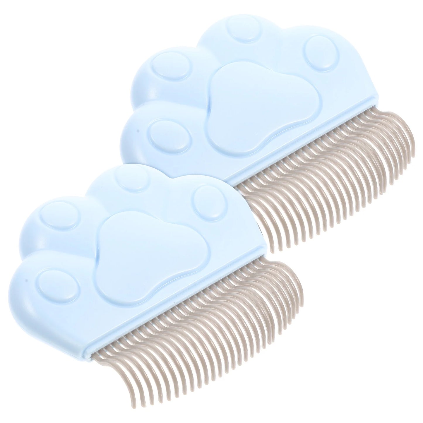 2-Pack Cat Grooming Combs – Essential Grooming Tools for Indoor Cats