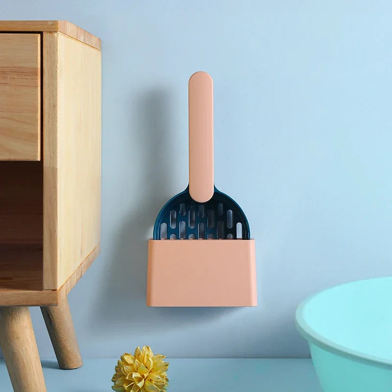 Plastic Cat Litter Scoop – With or Without Base