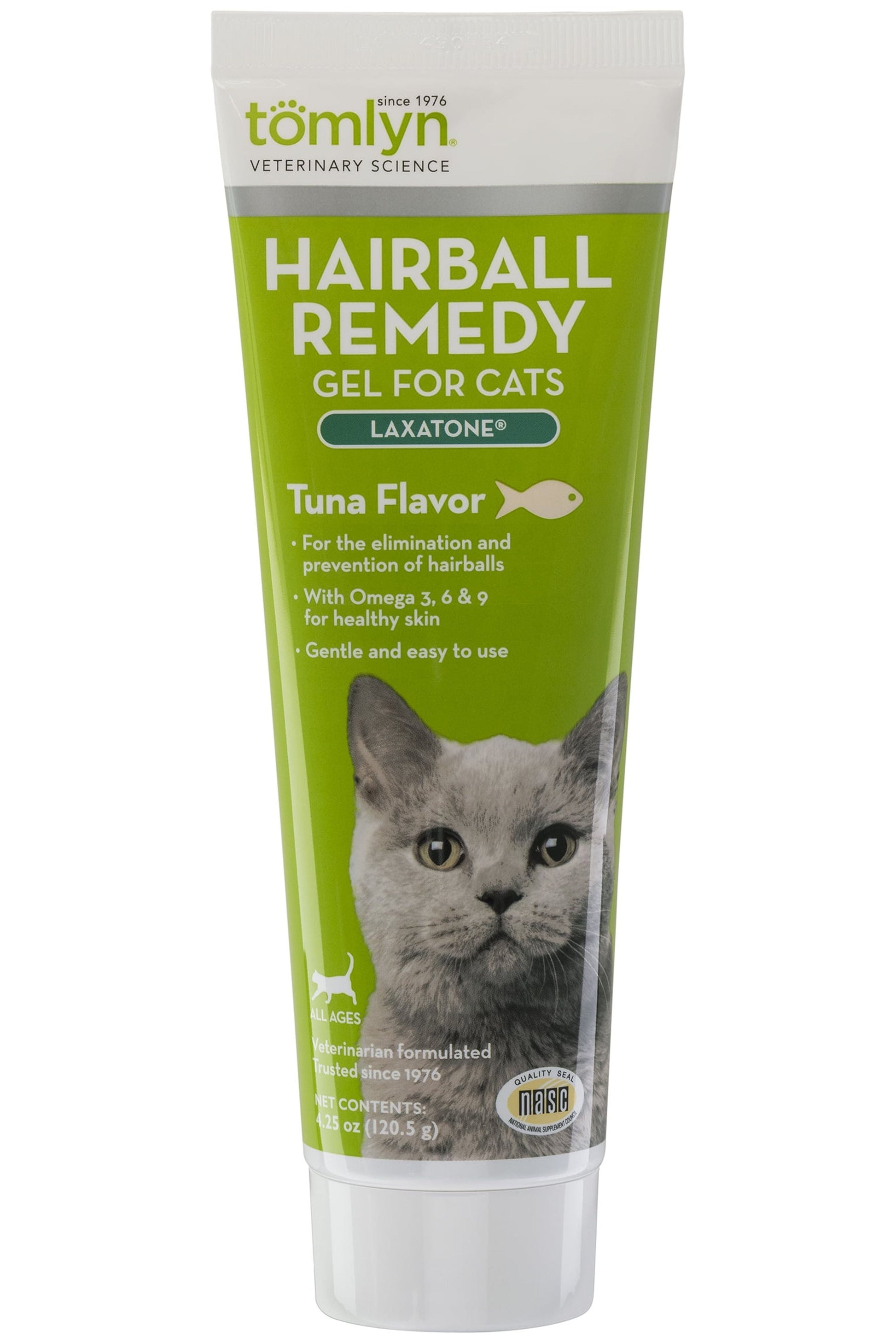 Laxatone Tuna Flavor Hairball Remedy for Cats – 4.25 oz | Effective Hairball Control