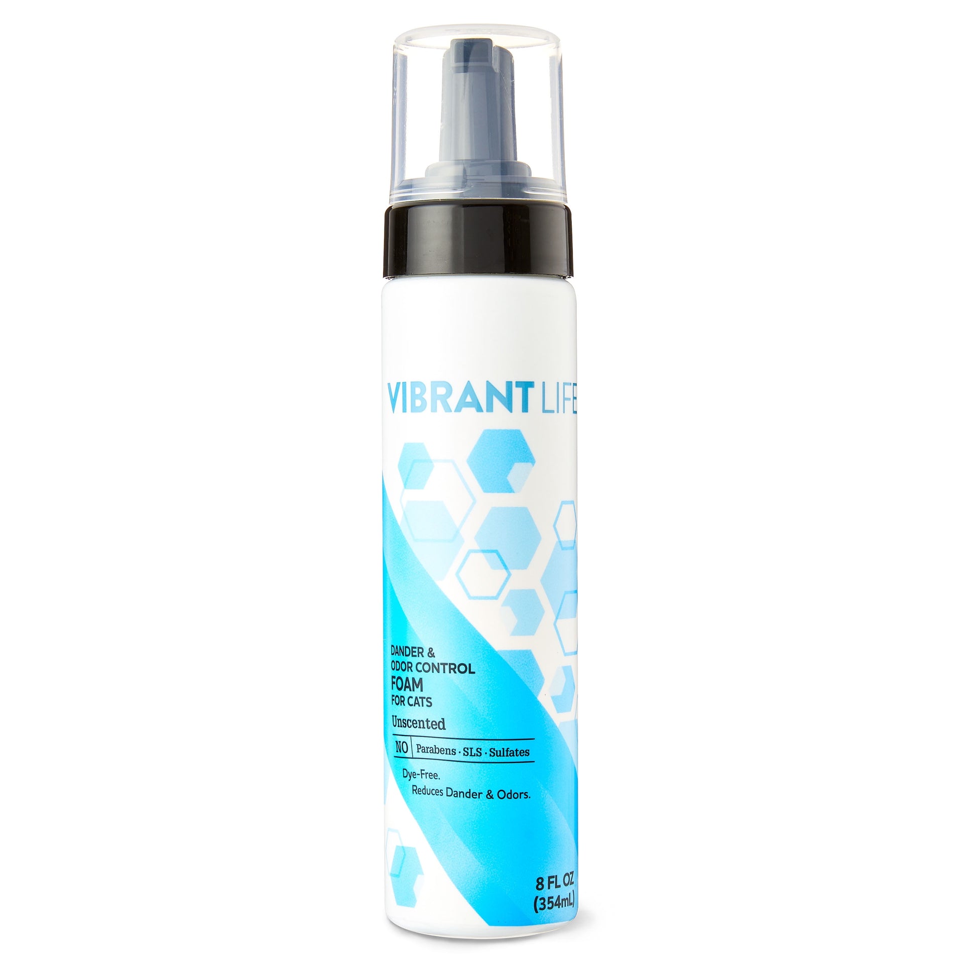 Waterless Foaming Cat Shampoo for Dander and Odor Control -8oz
