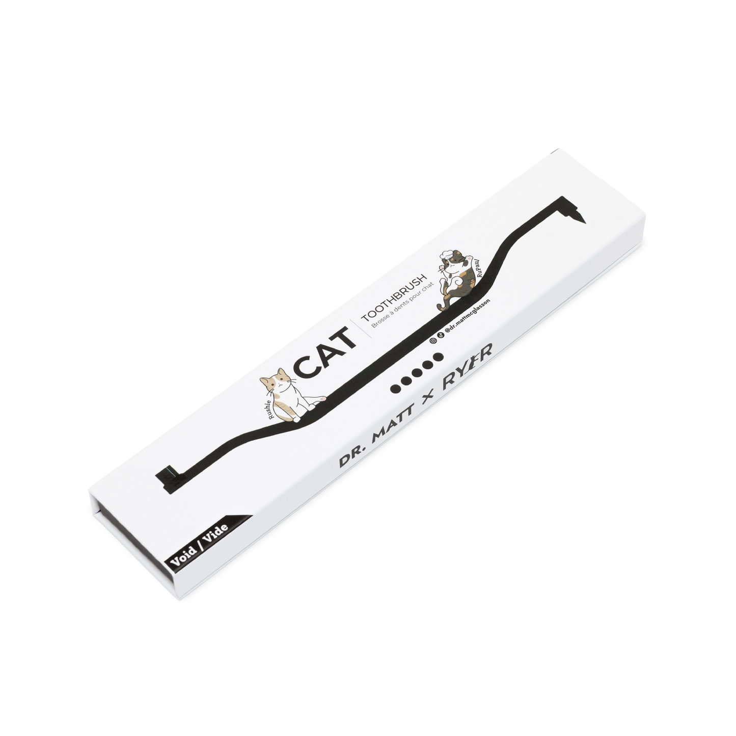 Premium Dual-Sided Cat Toothbrush – Expert Oral Care for Your Feline