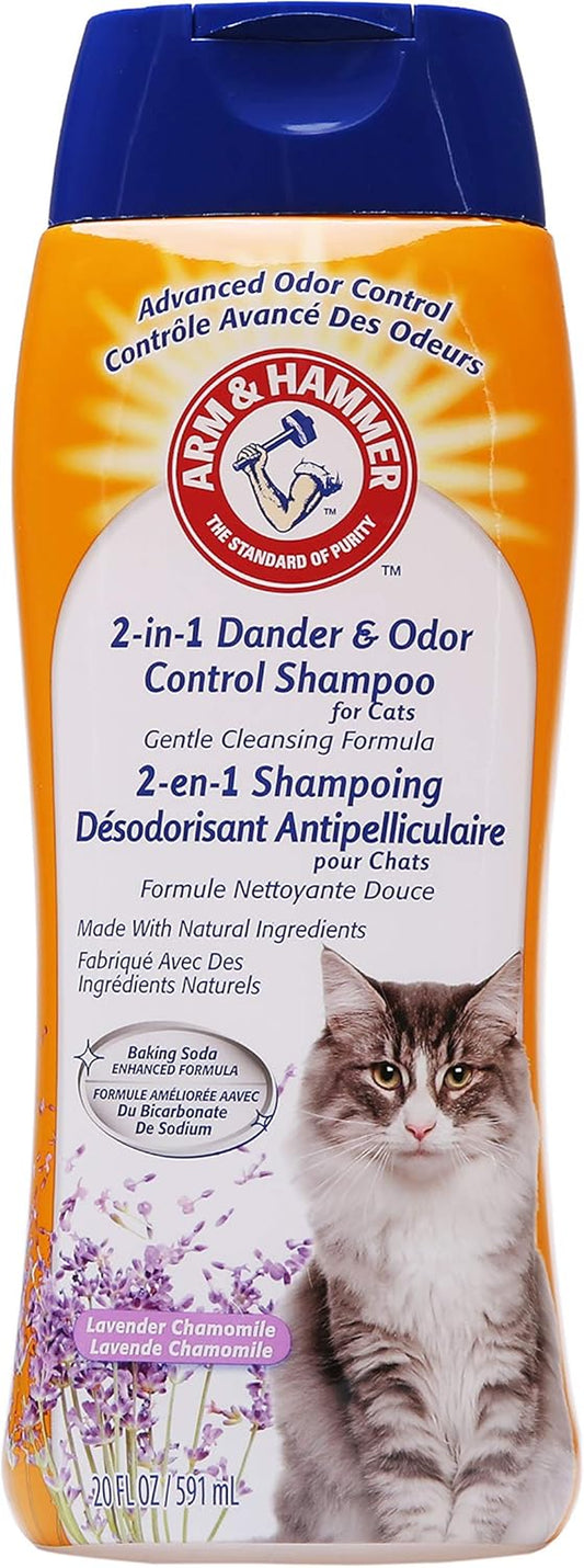 Arm & Hammer 2-in-1 Cat Shampoo & Deodorizer – 20 fl oz