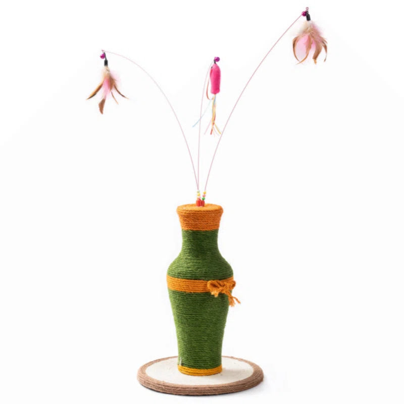 2-in-1 Vase-Shaped Cat Scratcher – Fun, Functional, and Decorative