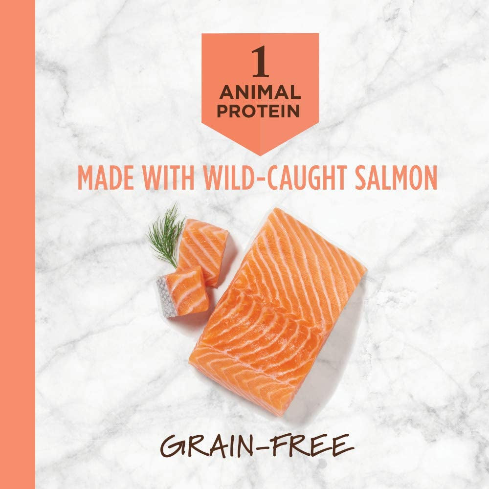 Premium Grain-Free Cat Food with Real Salmon - Limited Ingredient Diet, 4.5 lb Bag
