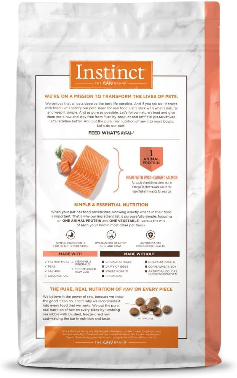 Premium Grain-Free Cat Food with Real Salmon - Limited Ingredient Diet, 4.5 lb Bag