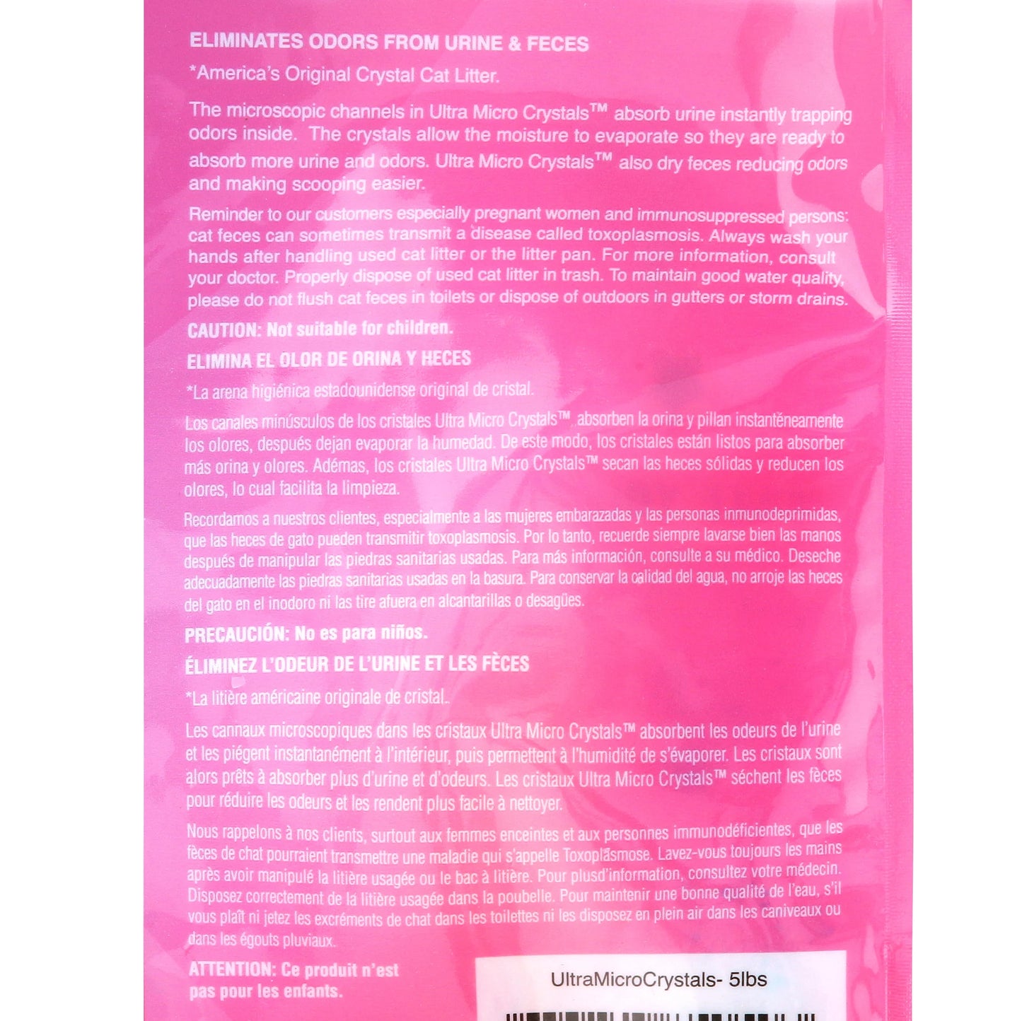 Micro Crystals Cat Litter – 5 lbs
