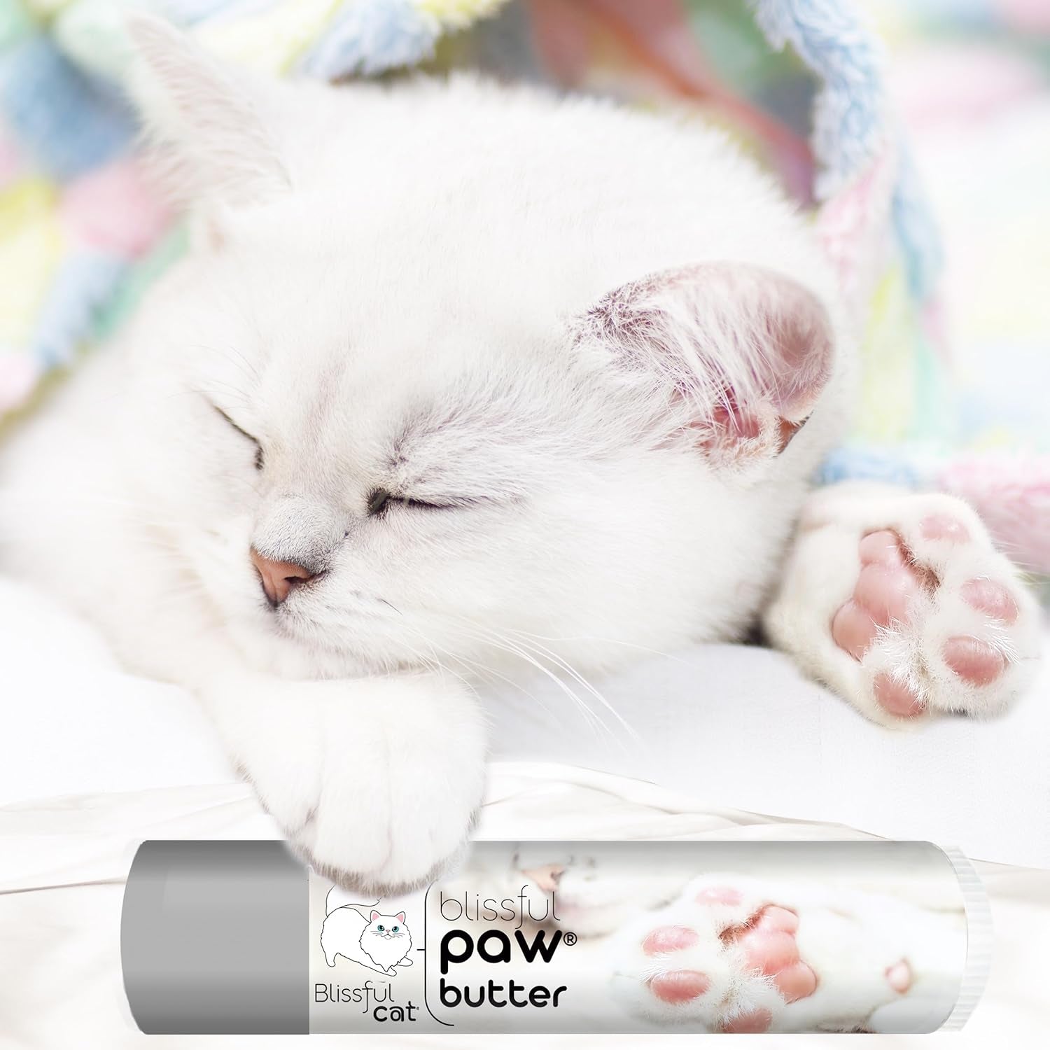 Blissful Cat Paw Butter – Lick-Safe Moisturizer for Dry Paw Pads, 0.15 oz