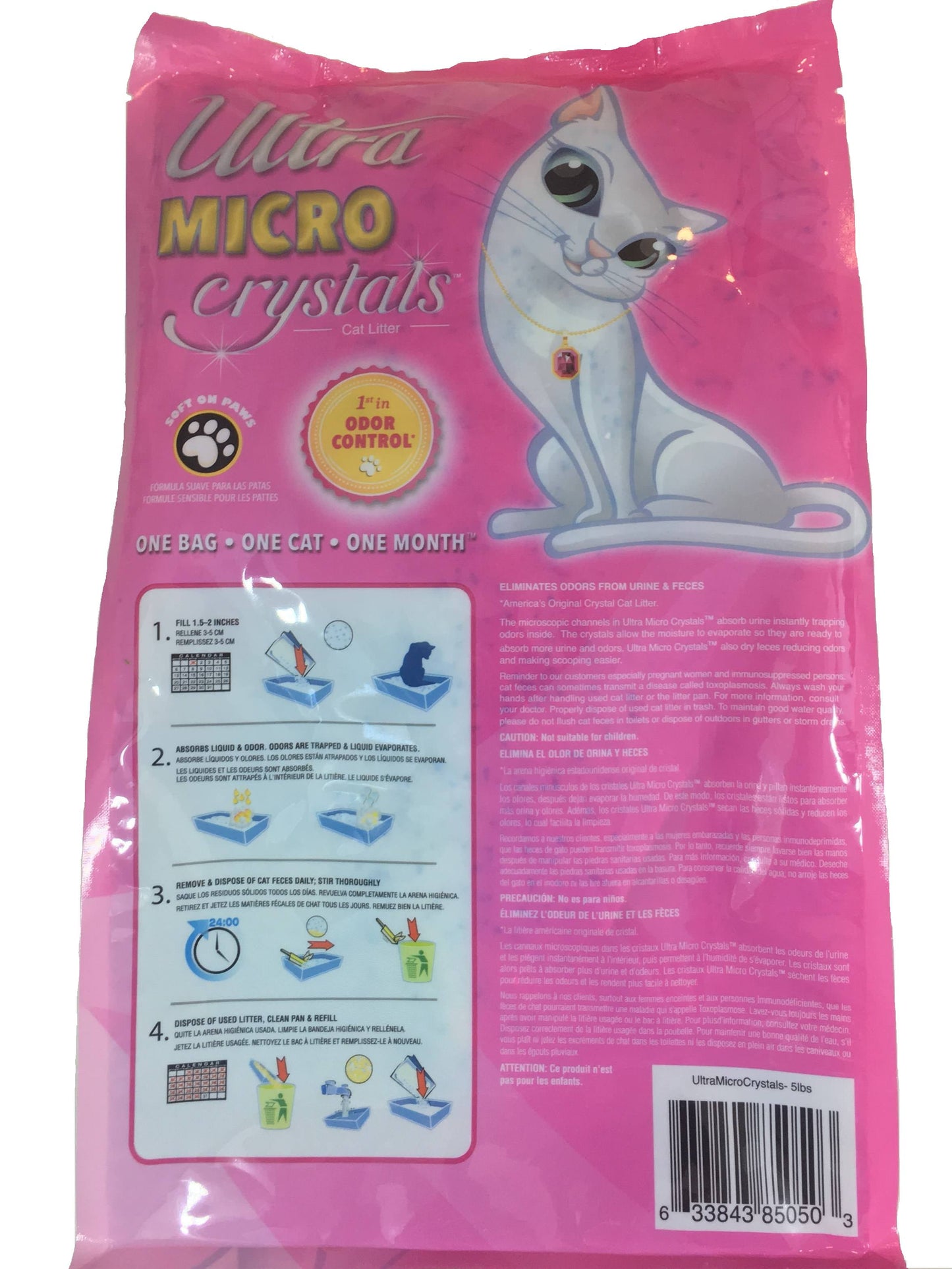 Micro Crystals Cat Litter – 5 lbs