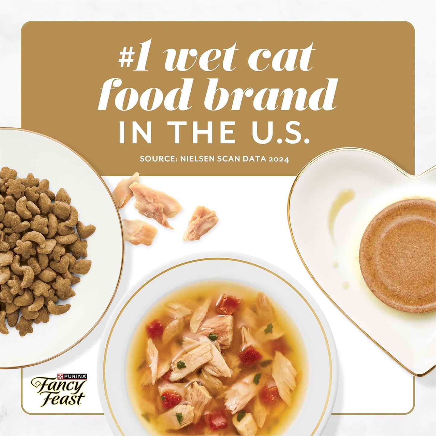 Purina Petites Gourmet Wet Cat Food Pate - Tender Beef Entrée (Pack of 12, 2.8 Oz Tubs)
