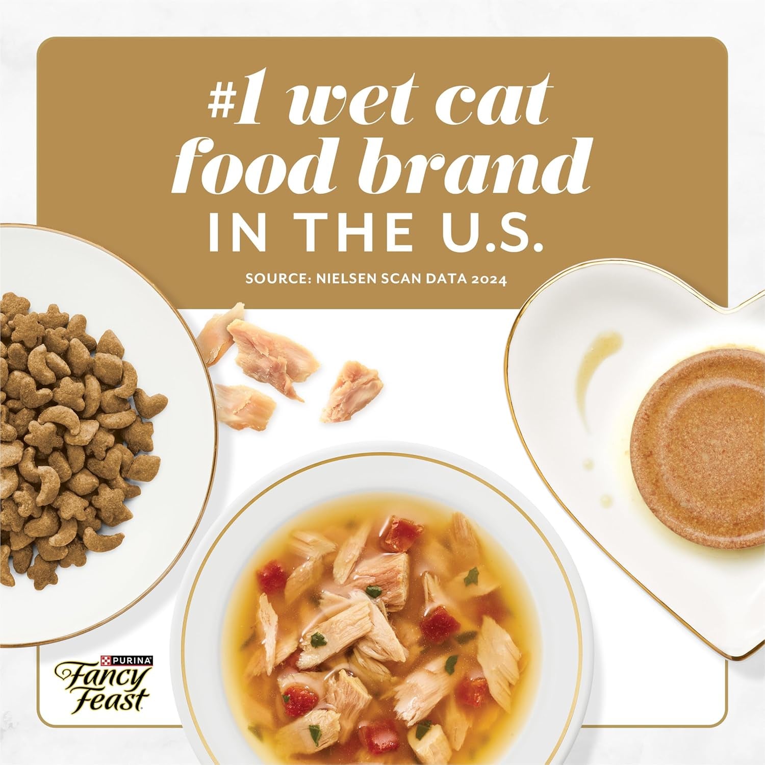 Purina Petites Gourmet Wet Cat Food Pate - Tender Beef Entrée (Pack of 12, 2.8 Oz Tubs)