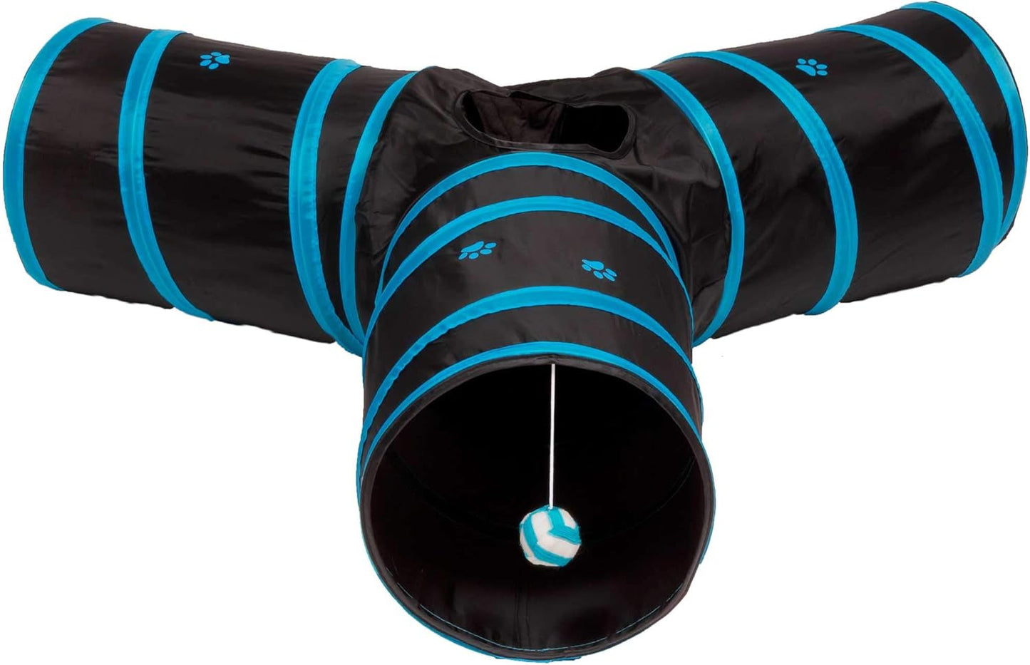 3-Way Collapsible Pet Tunnel – Interactive Play for Cats & Kittens