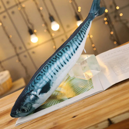 Simulation Fish Cat Toy – Soft Plush Catnip Interactive Toy