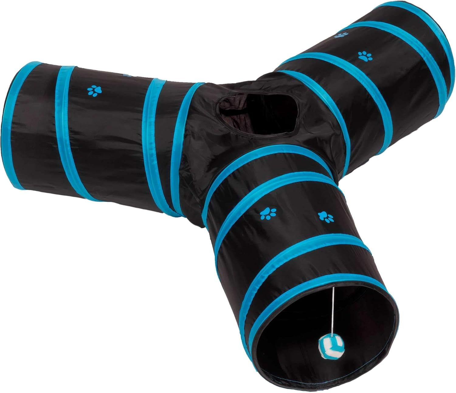 3-Way Collapsible Pet Tunnel – Interactive Play for Cats & Kittens