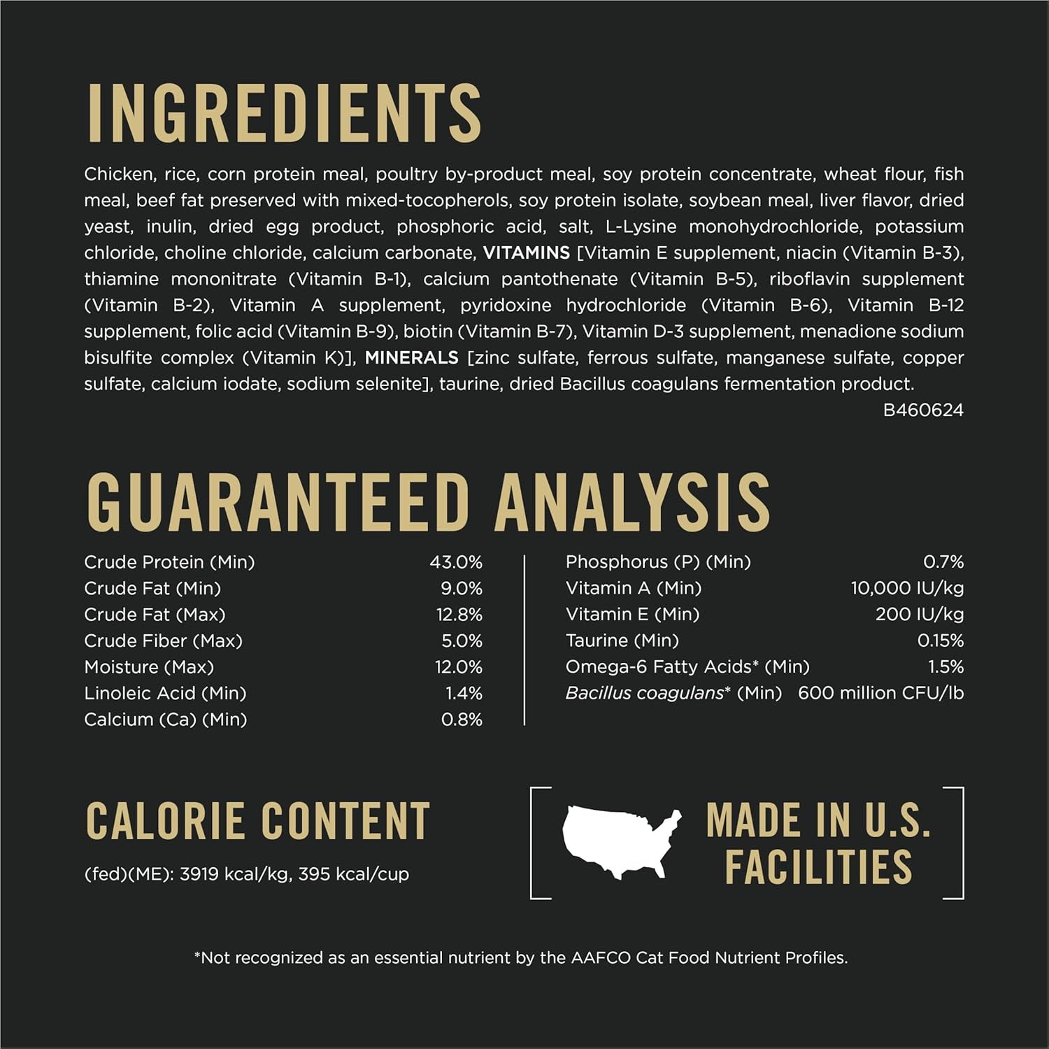 Liveclear Weight Management Cat Food - Chicken & Rice Formula for Allergens Reduction - 3.2 lb Bag